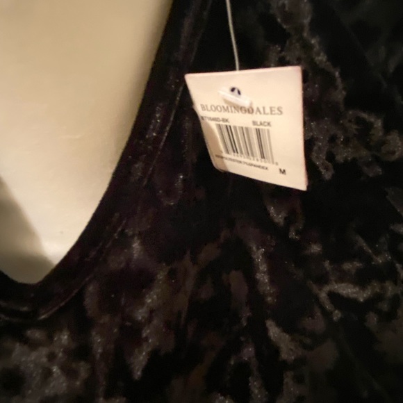 Billy T women’s velvet mini cocktail dress V-neck bell sleeve cuff collar choker - Picture 15 of 15